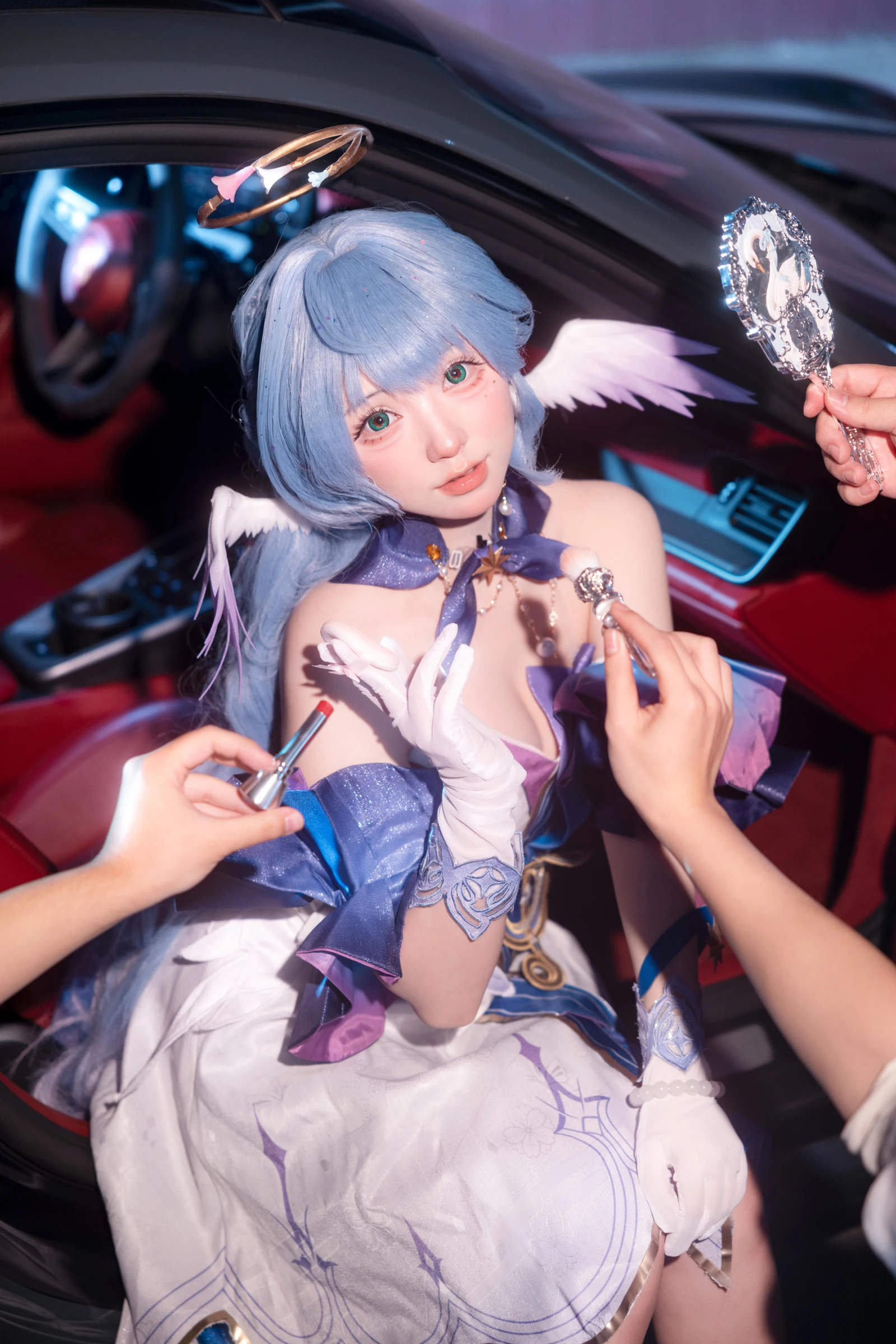 知更鸟美女动漫博主性感Cosplay写真花铃